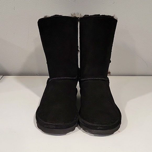 BearPaw Boots Black Women's Size 7 - Like New Barley Worn - Picture 1 of 8